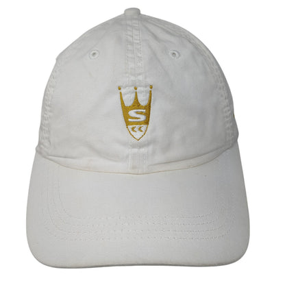 First Year Caddie Strapback Baseball Cap White One Size Adjustable Imperial