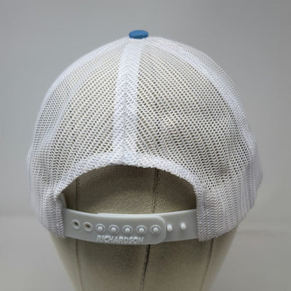 Richardson Baseball Cap Blue One Size Trucker Mesh Snapback Est 2018 Patch Hat