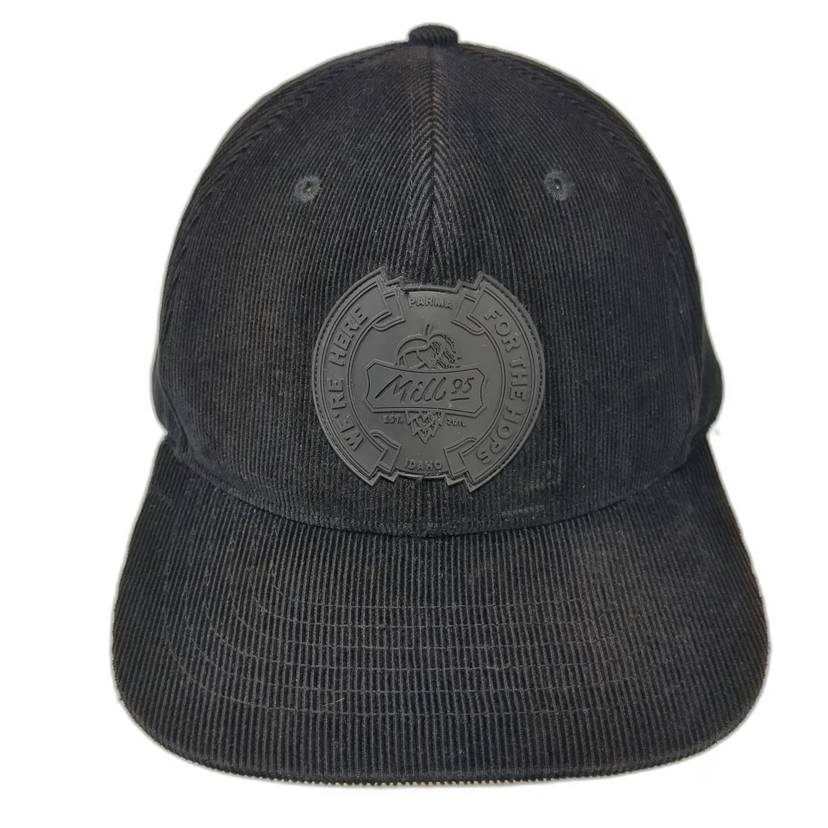 Mill 95 Snapback Black One Size Corduroy Hops Parma Idaho Hat Printed Lining