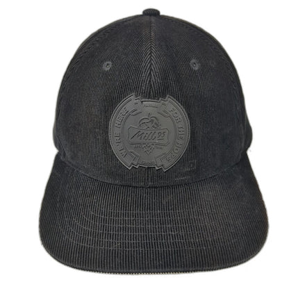 Mill 95 Snapback Black One Size Corduroy Hops Parma Idaho Hat Printed Lining