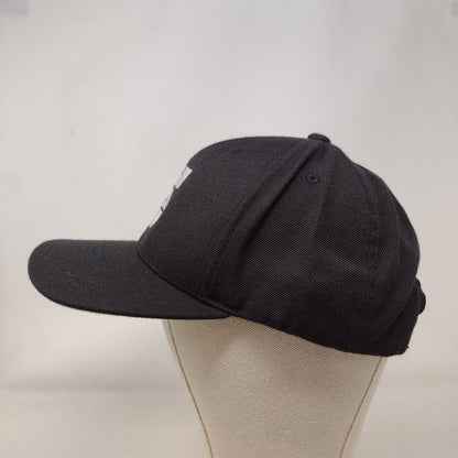 The Classics Yupoong Snapback Hat Black OSFA Embroidered Monogram