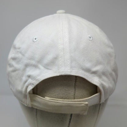 Port & Company Baseball Cap White One Size NJD New Jersey Logo Strapback Hat
