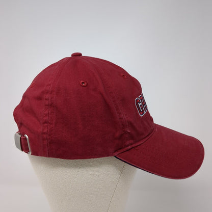 Grandpa #One Slideback Hat Red One Size Adjustable Embroidered 6 Panel