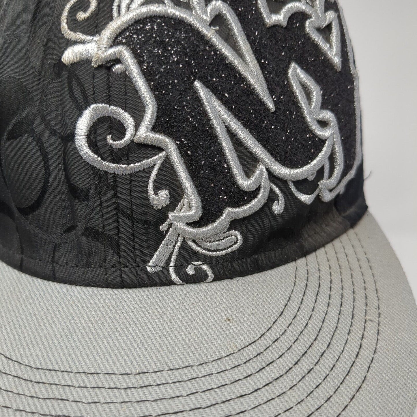NY New York Fitted Hat Black Size XL Embroidered 6 Panel KB ETHOS Headwear