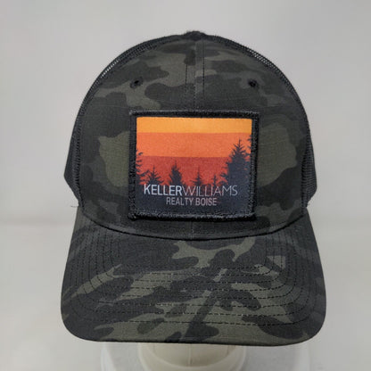 Keller Williams Realty Boise Snapback Trucker Hat Camo One Size Mesh Back