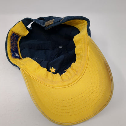 Alaska Stars Slideback Hat Blue One Size Adjustable Embroidered 6 Panel