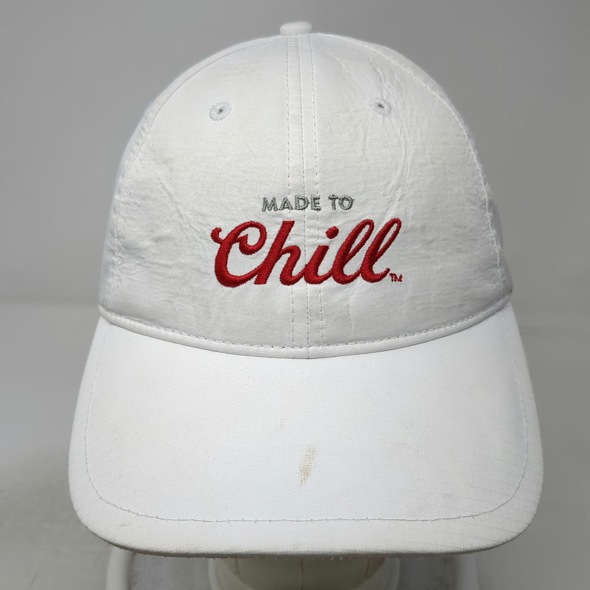 Coors Light Made To Chill Hat Baseball Cap White OSFM Slideback Mountain Logo