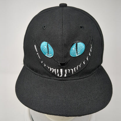 Cheshire Cat Most Everyone's Mad Here Snapback Hat Black OS Adjustable 6 Panel