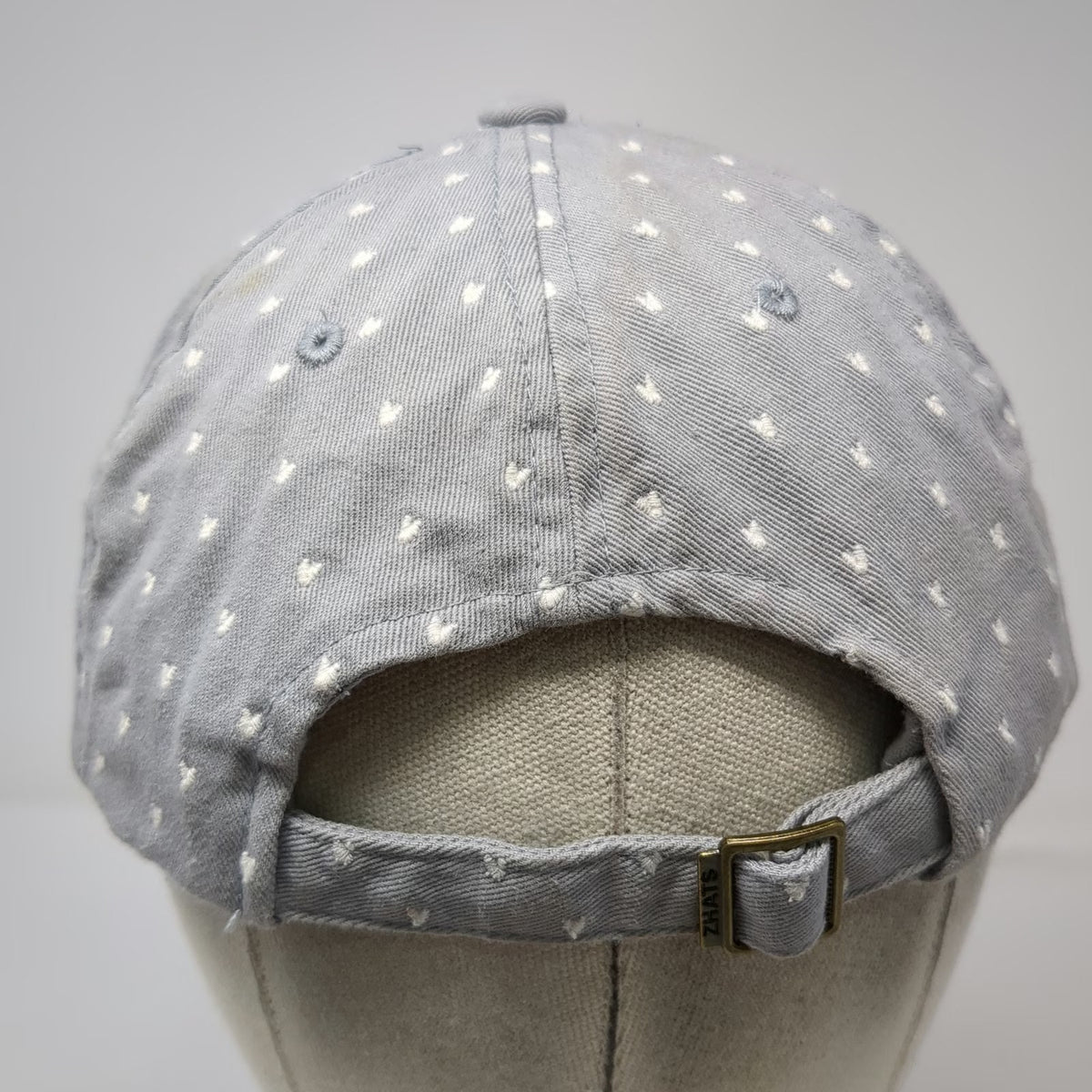 Philadelphia Flyers NHL Zephyr Gray One Size Cap All Over Dot Pattern Strapback