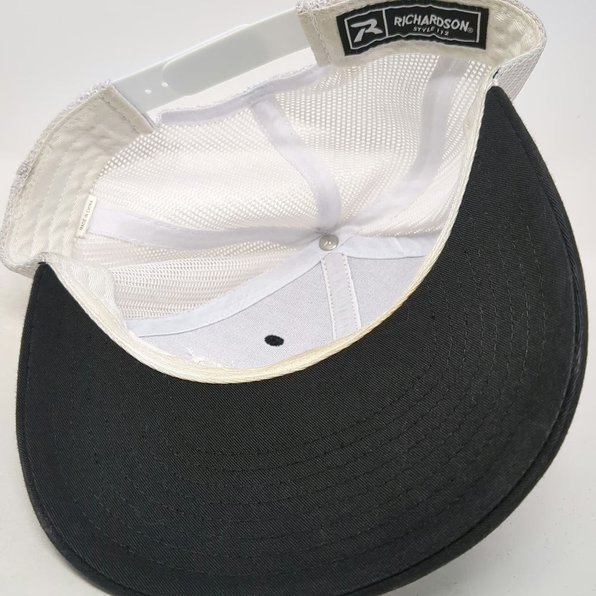 Richardson Trucker Hat Black One Size Toyo Tires White Mesh Snapback Graphic