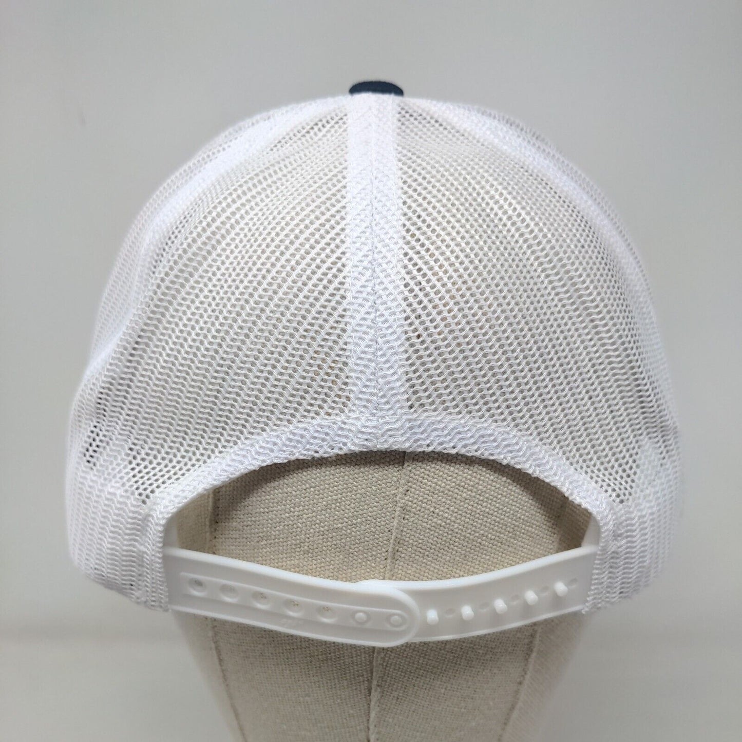 Puget Law Group Snapback Mesh Back Trucker Hat Blue One Size Colorblock