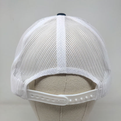 Puget Law Group Snapback Mesh Back Trucker Hat Blue One Size Colorblock