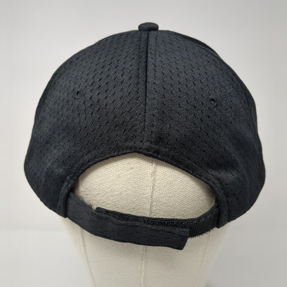 Idaho Strapback Hat Black One Size Adjustable Embroidered Port Authority