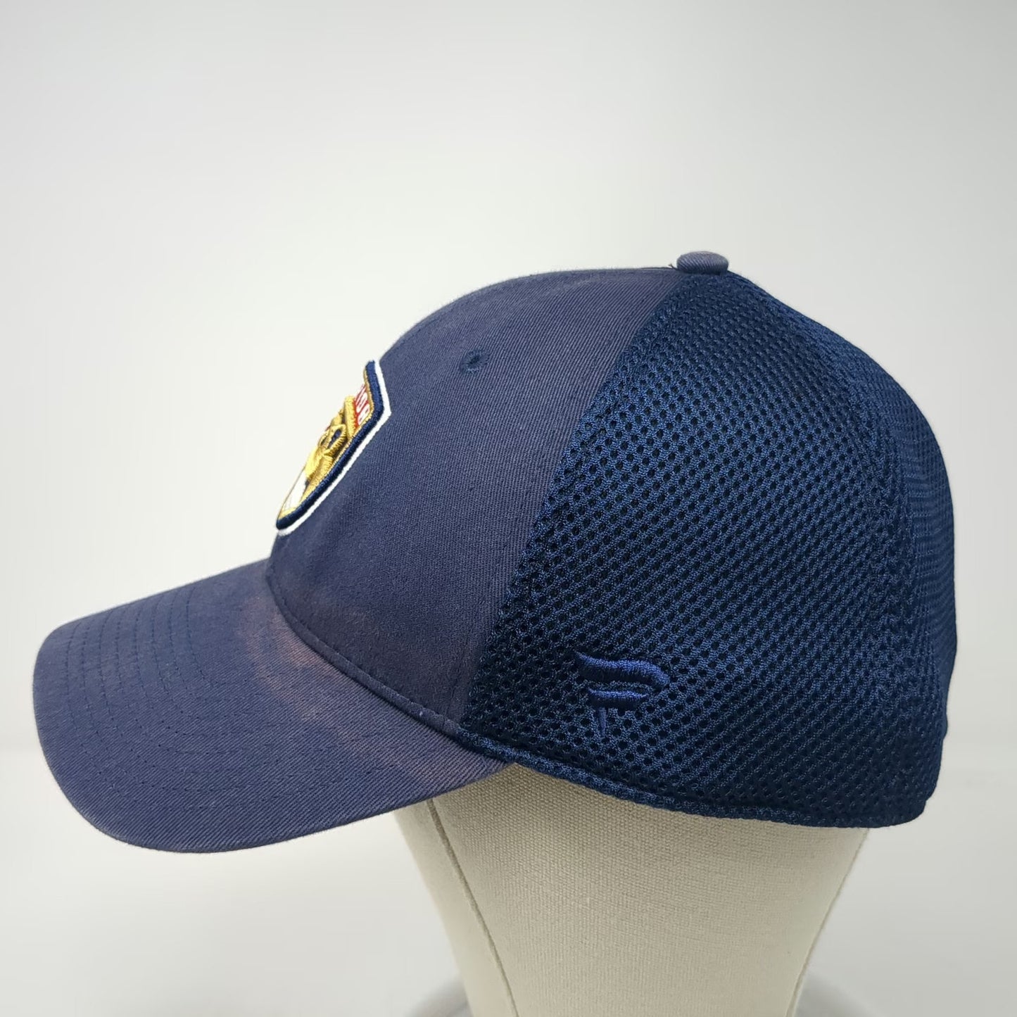 Florida Panthers NHL Fanatics Cap Blue XL Mesh Back Flex Fit Curved Brim Hat