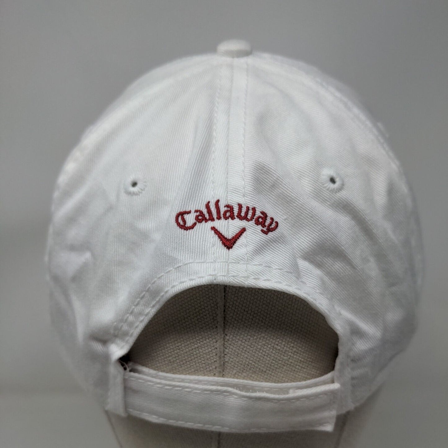 Dewar's Strapback Hat White One Size Embroidered Adjustable Callaway