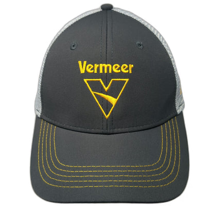Identity Group Vermeer Rocky Mountain Gray Trucker Hat One Size Mesh Snapback