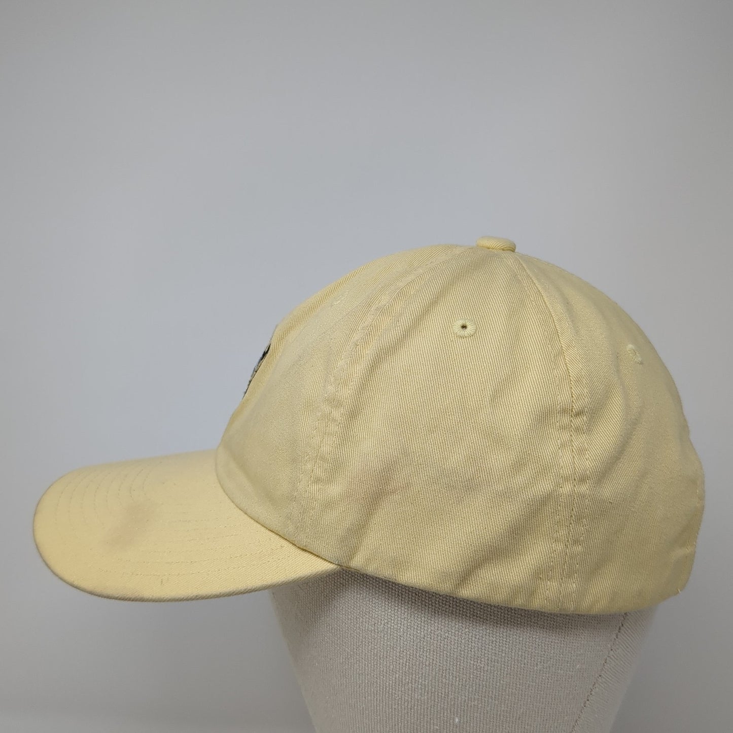 You Know Slideback Baseball Cap Yellow One Size Adjustable Embroidered 6 Panel