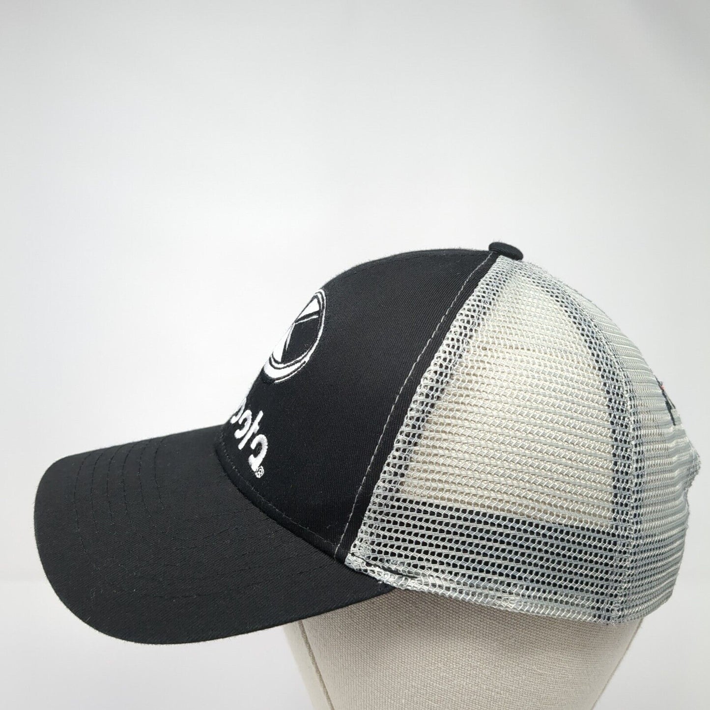 Kubota Qaurles Supply Co Strapback Trucker Hat Black OS Adjustable Mesh Back