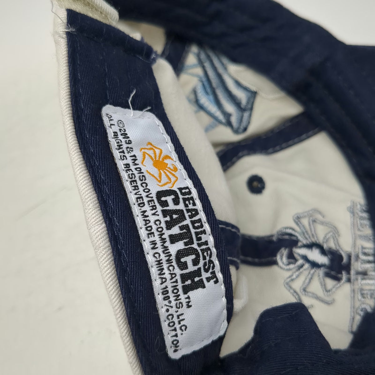 Deadliest Catch Baseball Cap Beige One Size Alaska Crab Ship Fish This Hat