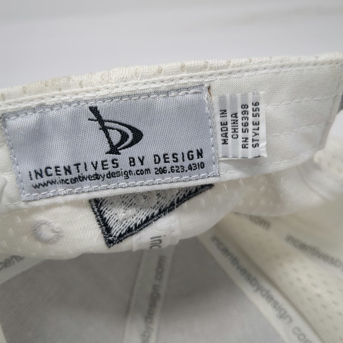 Incentives by Design H.D. Fowler Co Ford Baseball Cap Gray White One Size Hat