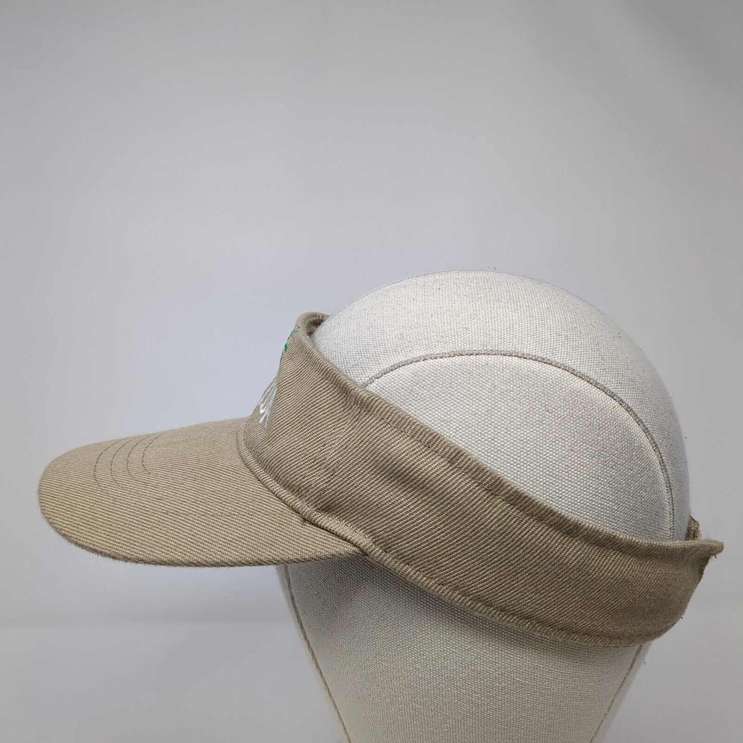 Florida Strapback Sun Visor Hat Tan One Size Adjustable Embroidered