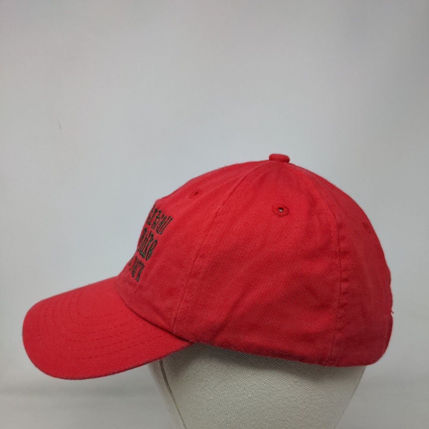 Pine Mtn Trail Take A Hike Fdr State Park Slideback Hat Red One Size Adjustable