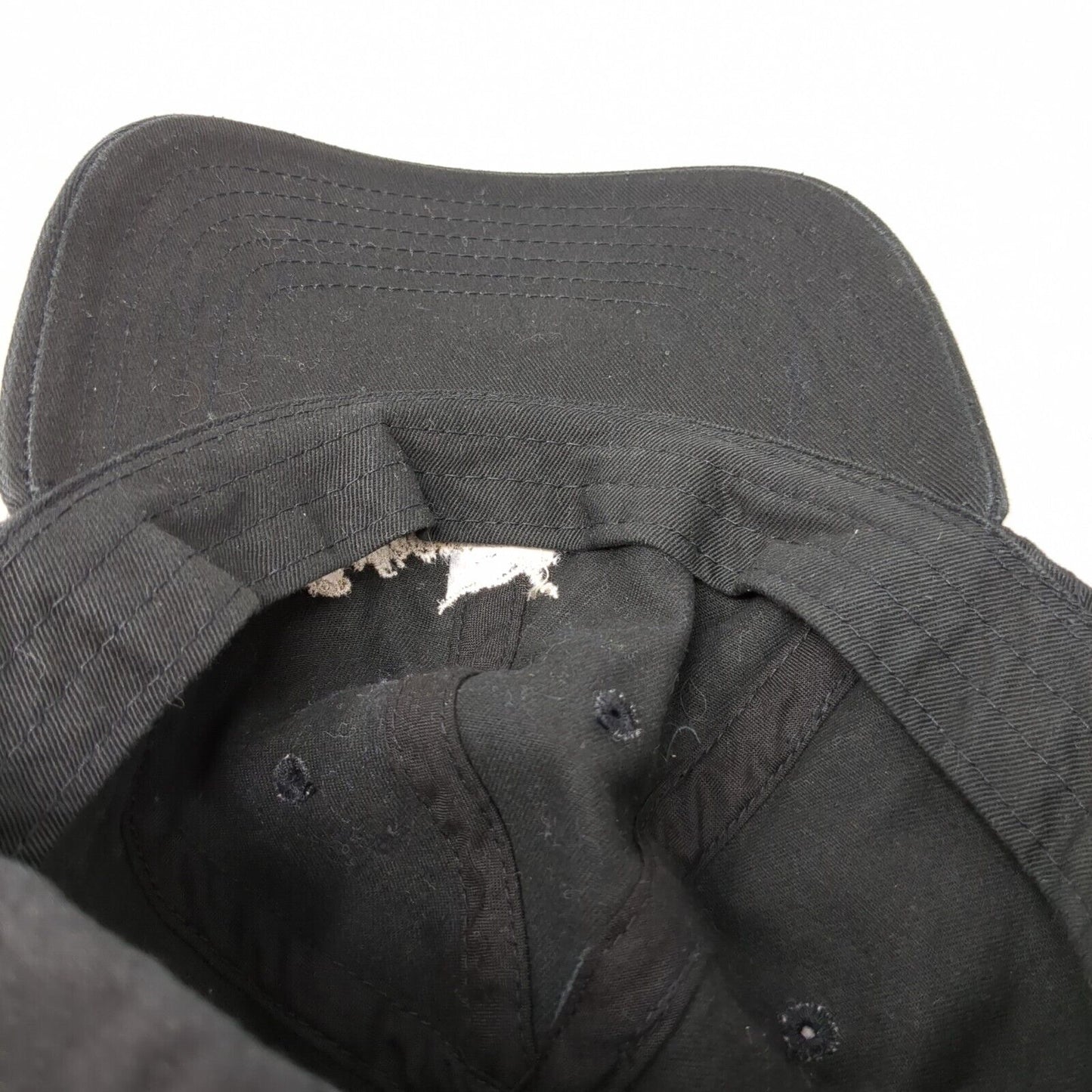 Osprey Meadows Slideback Hat Black OSFM Adjustable Embroidered 6 Panel Cotton