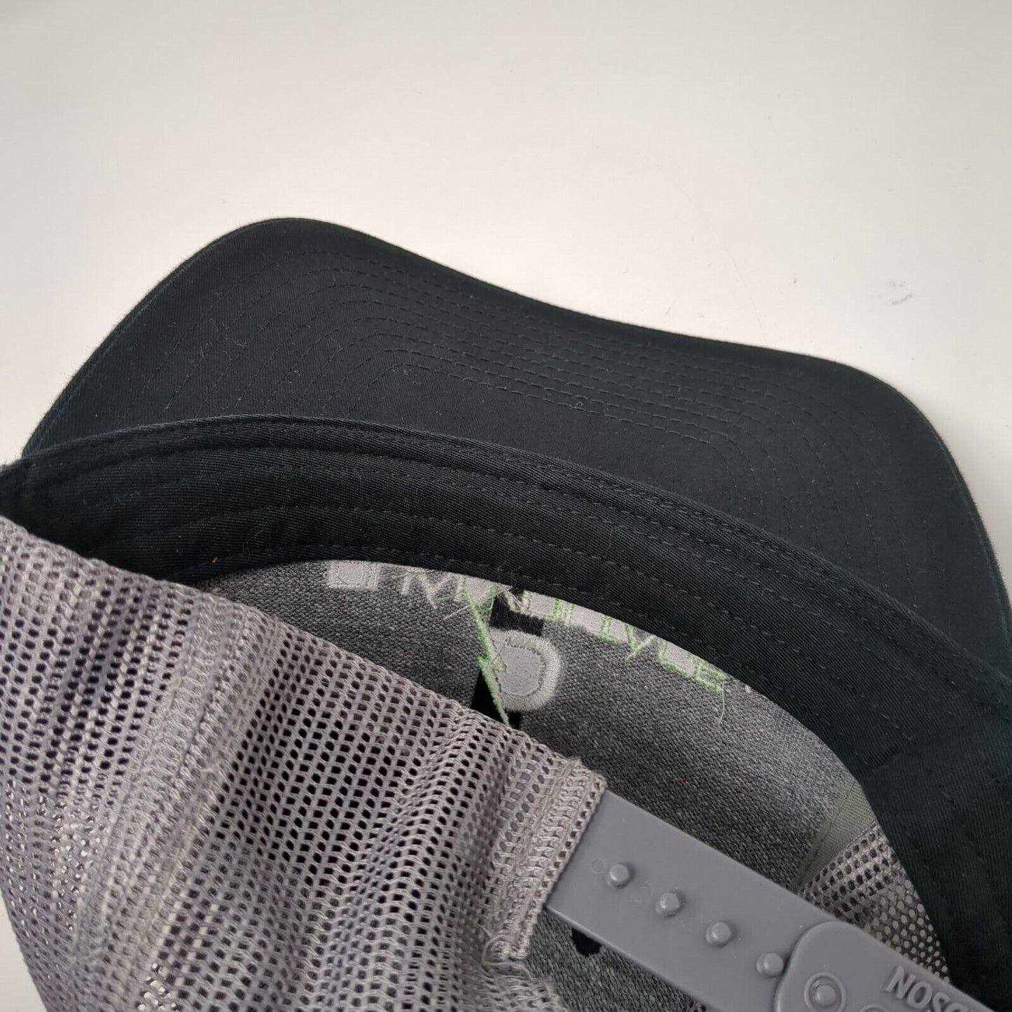 Dual Voltage Electric Snapback Trucker Hat Black OSFA Mesh Back