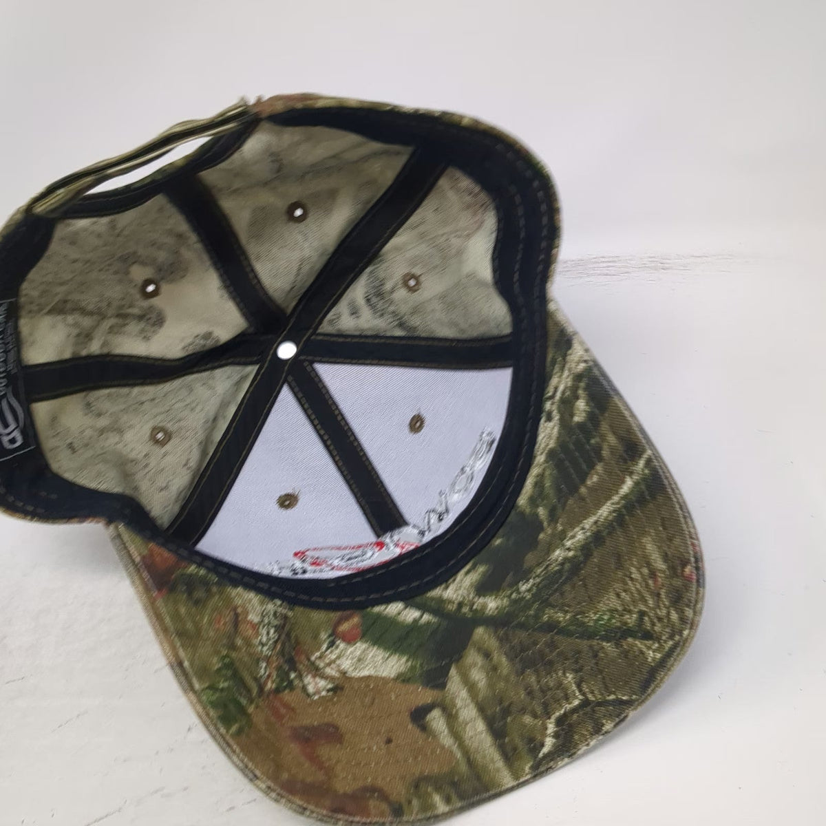 Outdoor Cap Baseball Cap Green One Size Leaf Camo Bowtech Embroidered Hat