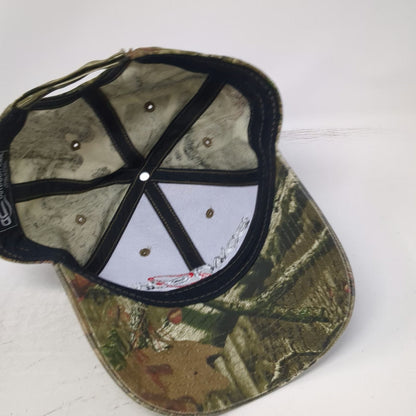 Outdoor Cap Baseball Cap Green One Size Leaf Camo Bowtech Embroidered Hat