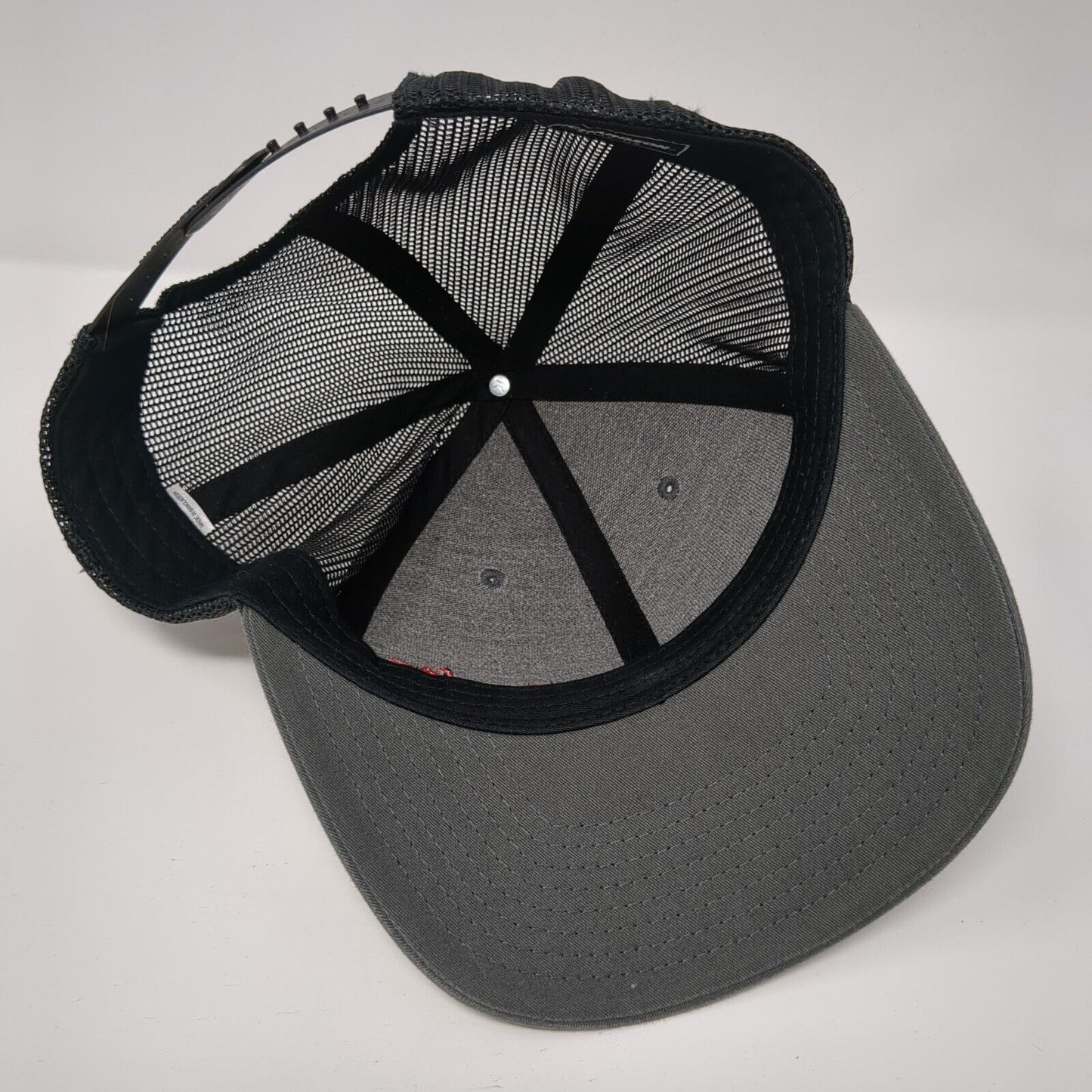 Stoltz Snapback 112 Trucker Hat Gray One Size Adjustable Mesh Back Richardson