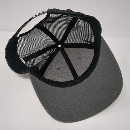 Stoltz Snapback 112 Trucker Hat Gray One Size Adjustable Mesh Back Richardson
