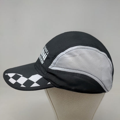 One America Indy 500 Festival Mini Marathon Hat Black White Embroidered Logo