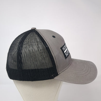 Horsepower Is Our Superpower Snapback Trucker Hat Gray One Size Mesh Back
