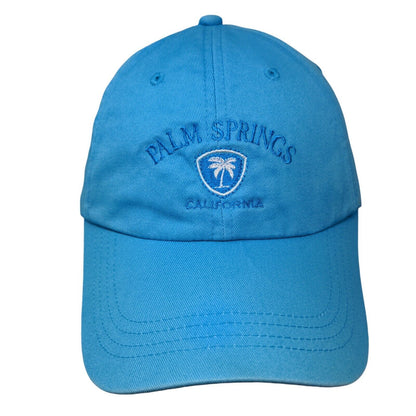 Palm Springs California Slideback Hat Blue One Size Prairie Mountain