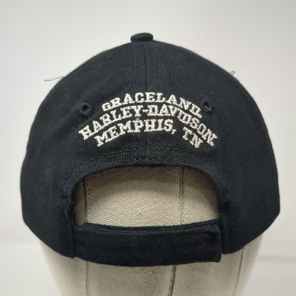 Harley-Davidson Baseball Cap Black One Size Hat Rhinestone Skull Memphis TN Logo