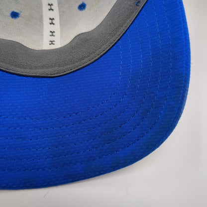 Under Armour Golf Fitted Hat Blue Youth XS/SM Mesh Back Colorblock