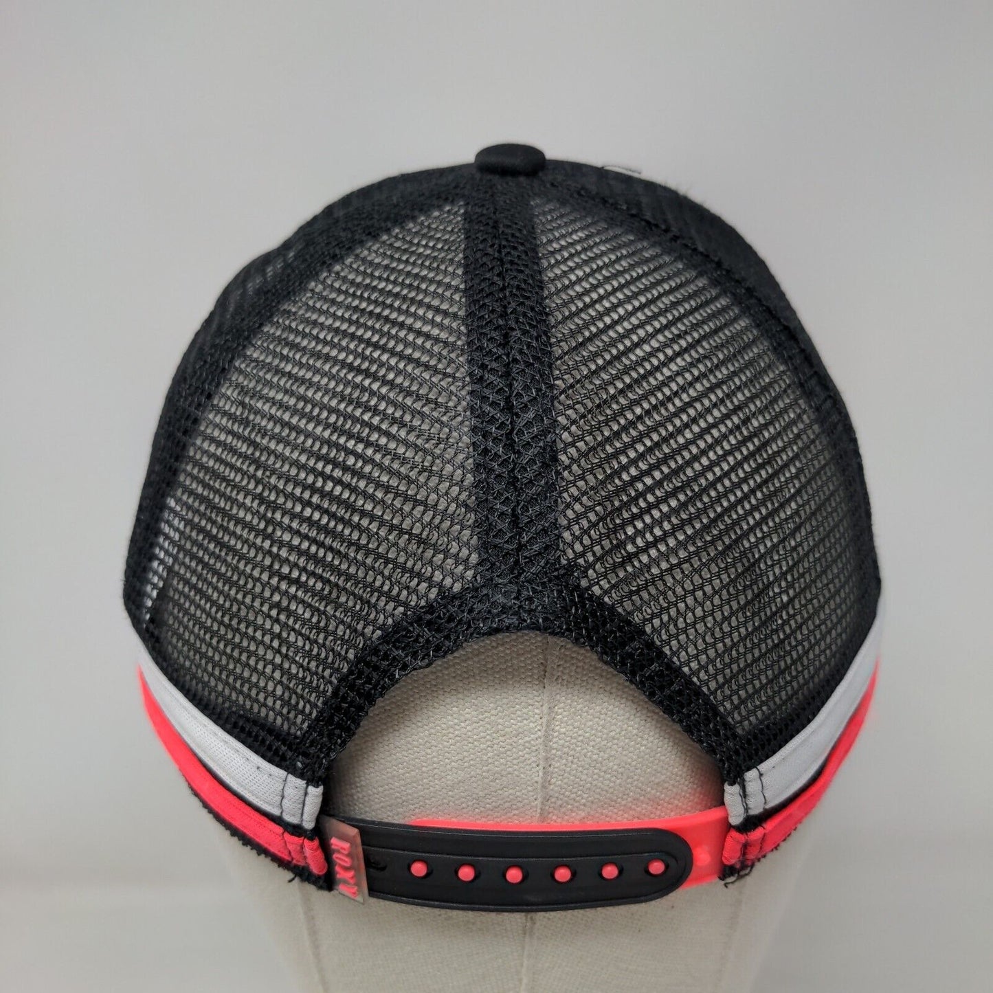 Life is Better at The Beach Snapback Trucker Hat Black One Size Mesh Back ROXY