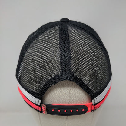 Life is Better at The Beach Snapback Trucker Hat Black One Size Mesh Back ROXY