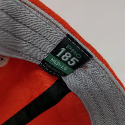 Richardson Fitted Hat Orange Size M/L Embroidered Logo M Longhorn