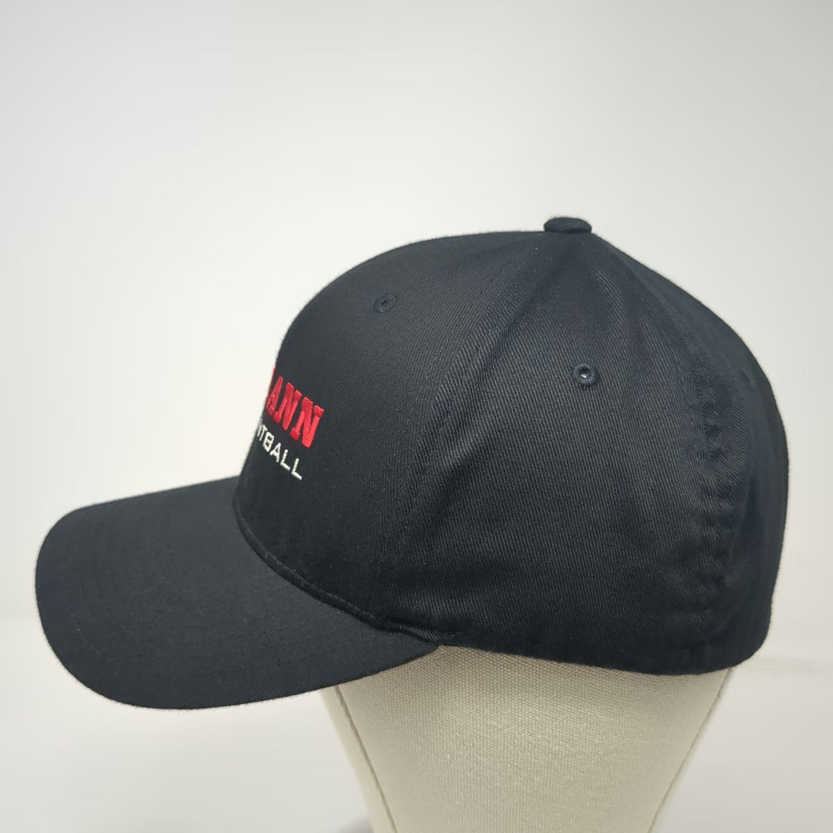Flexfit Baseball Cap Black XL Tippmann Paintball Embroidered Logo Fitted Hat