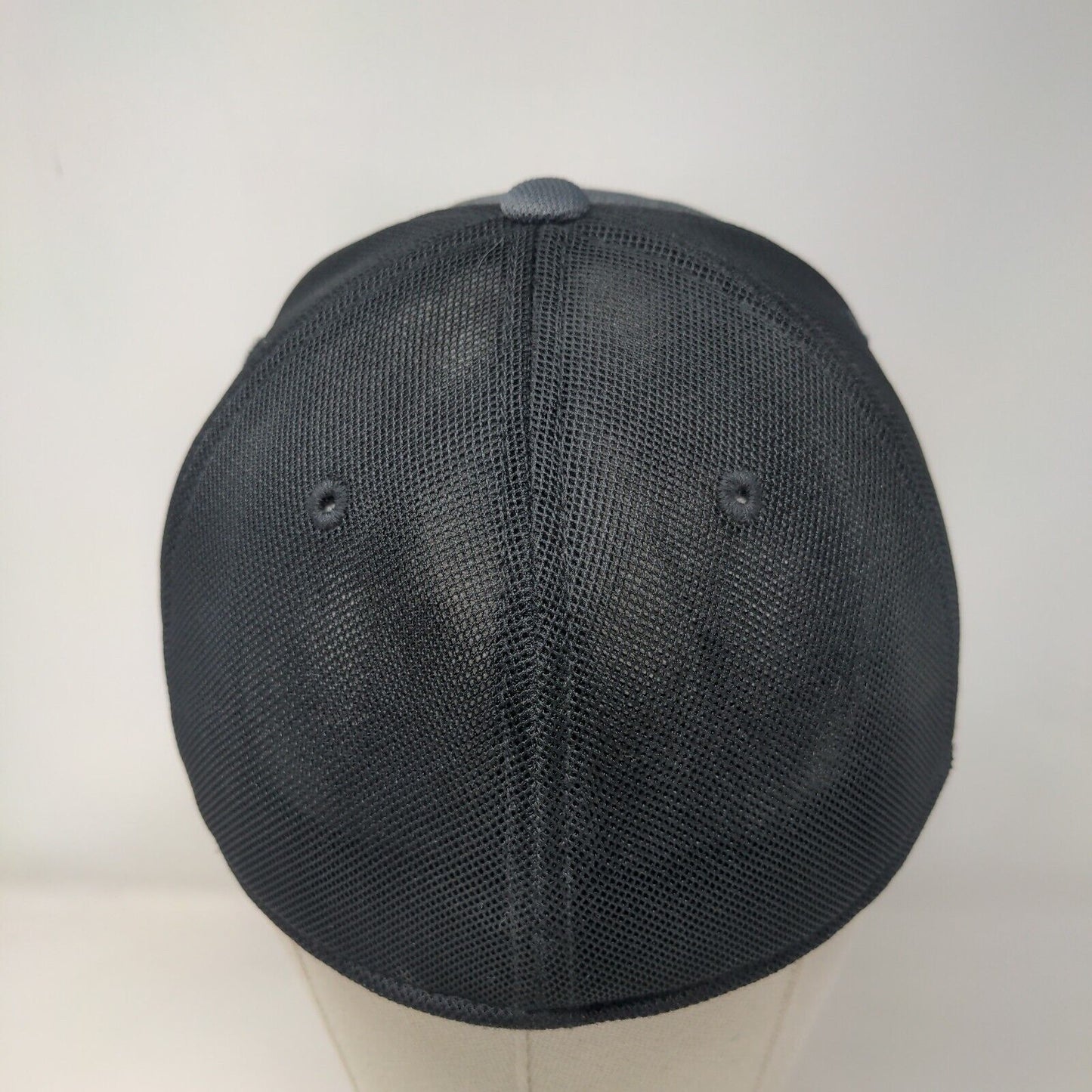 Canyon Honda Fitted Mesh Back Trucker Hat Gray L/XL Colorblock Fitmax 70