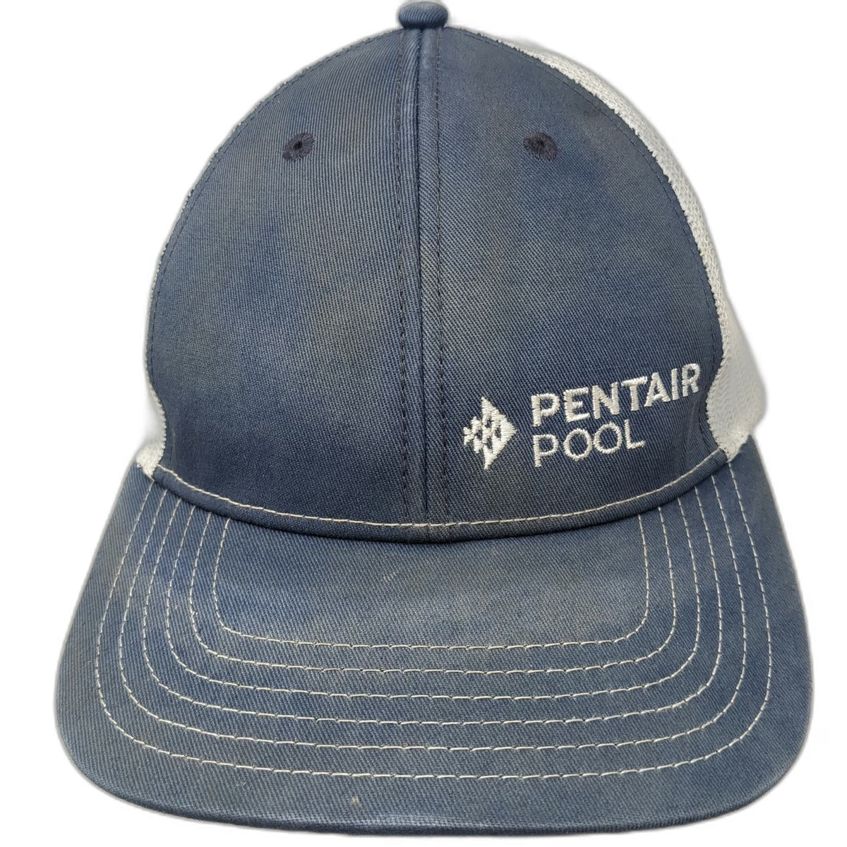 Cap America Trucker Hat Blue One Size Pentair Pool Snapback Mesh Back Service