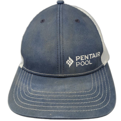 Cap America Trucker Hat Blue One Size Pentair Pool Snapback Mesh Back Service