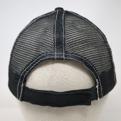 IQ Group Pizza Hut Black One Size Baseball Cap Hat Mesh Strapback Patch Stitch