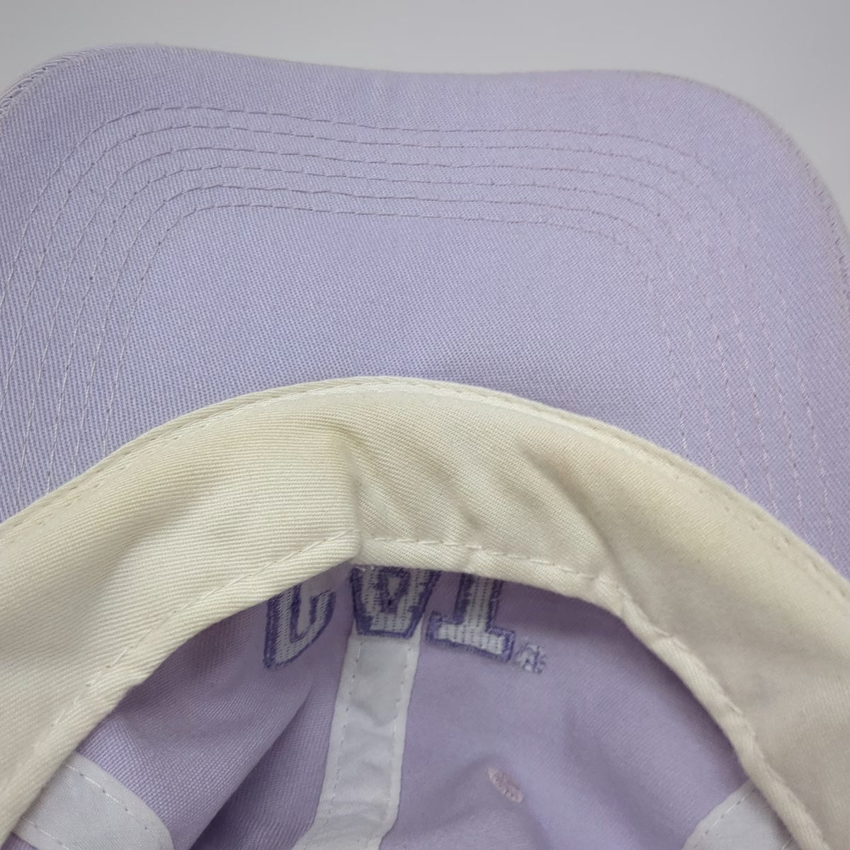 Caterpillar Baseball Cap Purple One Size Strapback Embroidered Logo Curved Hat