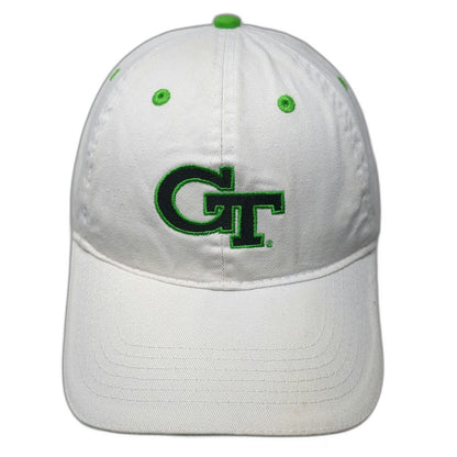 Georgia Tech Yellow Jackets NCAA J America Baseball Cap White Green One Size Hat