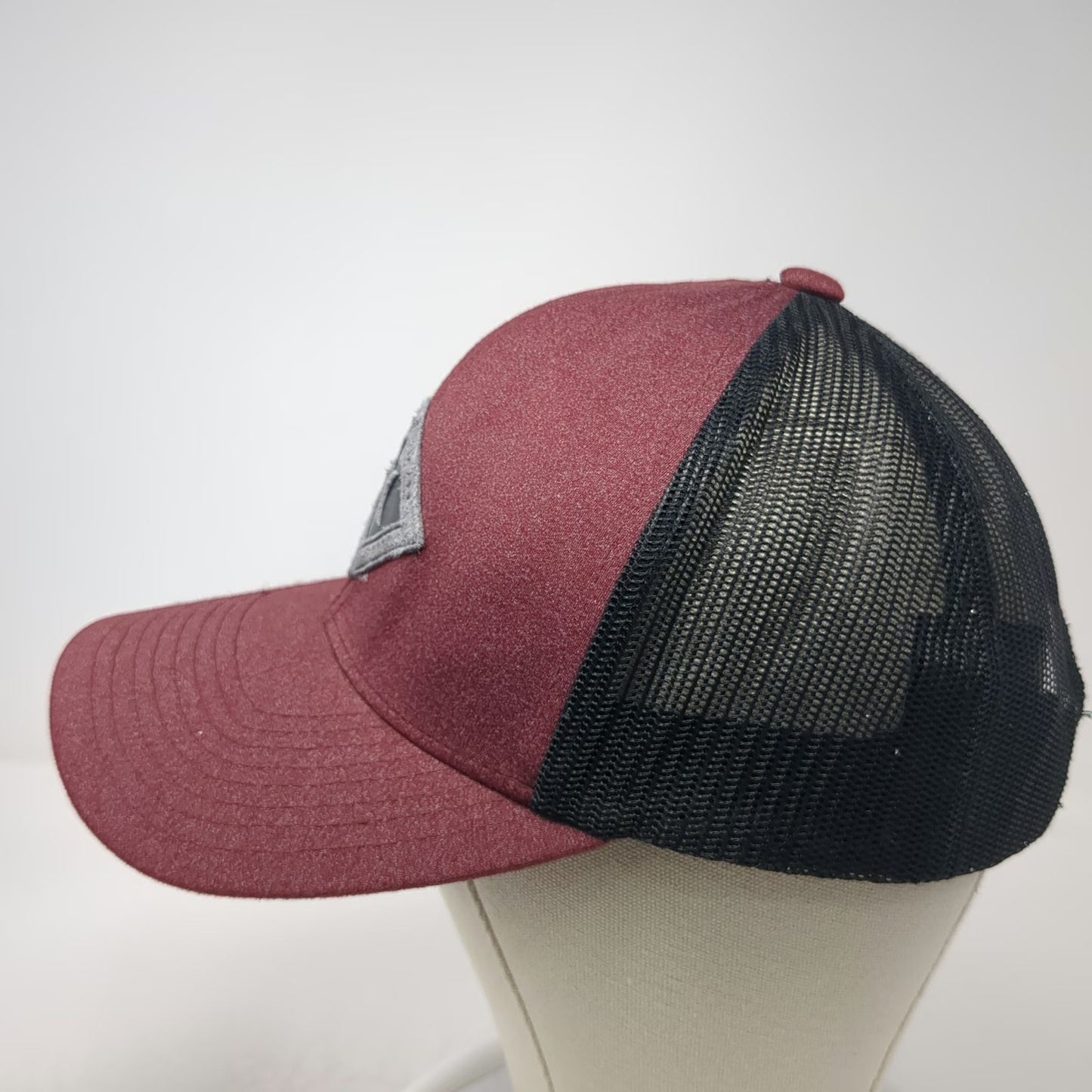 Hurley Trucker Hat Red Black Gray One Size Mesh Back Snapback Born From Water