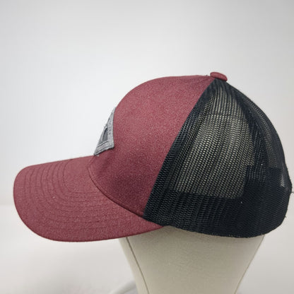 Hurley Trucker Hat Red Black Gray One Size Mesh Back Snapback Born From Water
