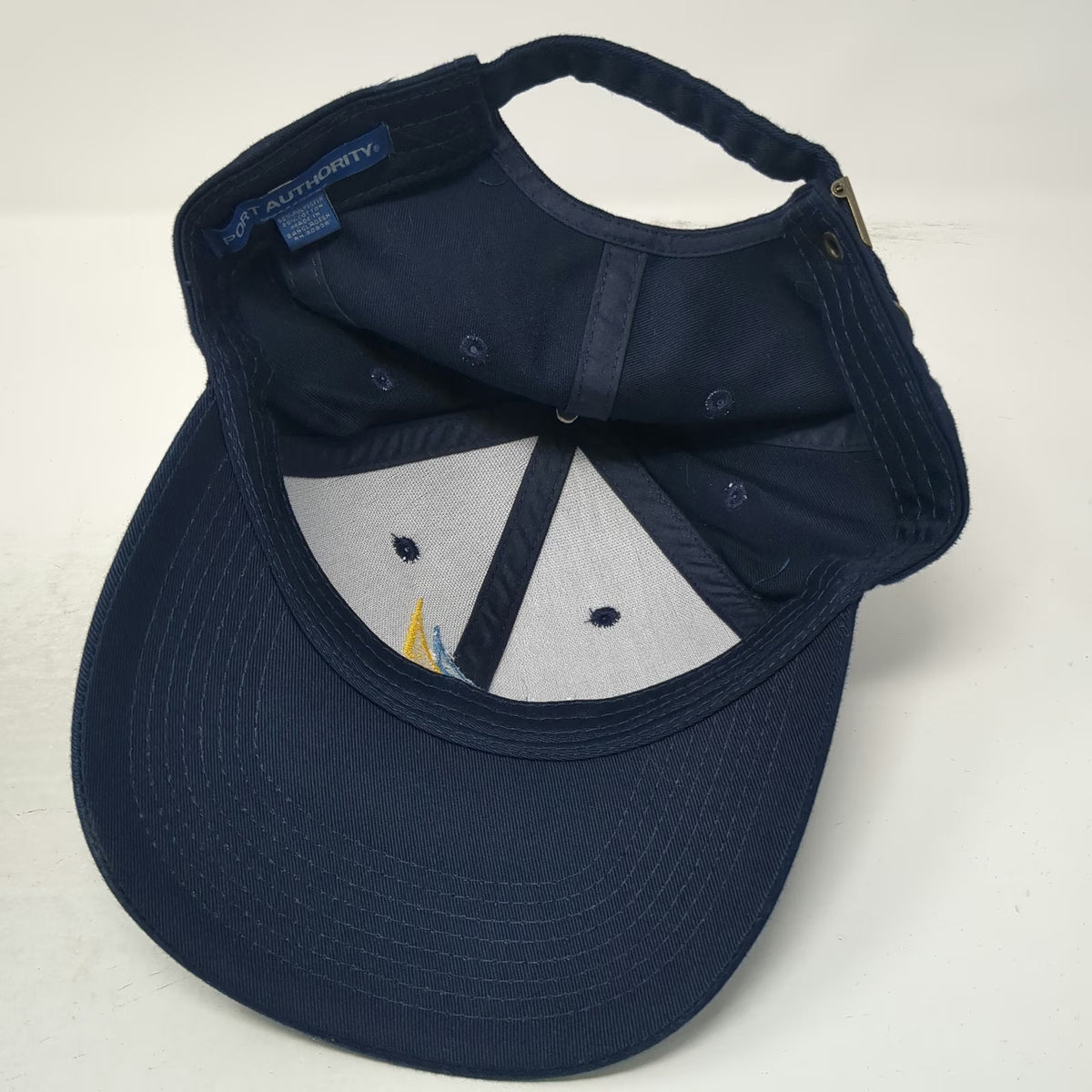 Port Authority Baseball Cap Blue One Size City of Oak Harbor Hat Slideback